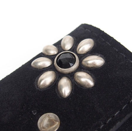 HTC Key Case Flower Suede #2 BLK N / Black