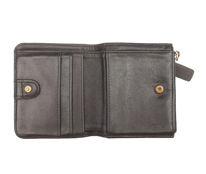 PANTY Original Design "OLD COACH" Vintage Remake Studs Leather Wallet / ��