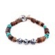 ��ͽ����ա�CHAFF DESIGN�̥���ա��ǥ������Horn Beads Turquoise Bracelet