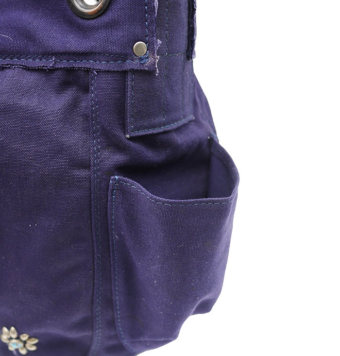 IrregulaR by ZIP STEVENSON Vintage Military Shoulder Bag #17 / Navy