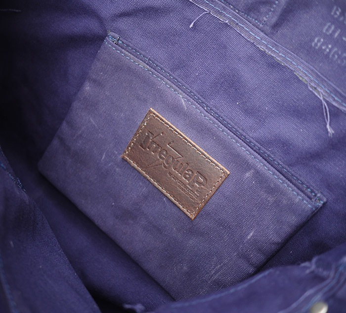 IrregulaR by ZIP STEVENSON Vintage Military Shoulder Bag #17 / Navy