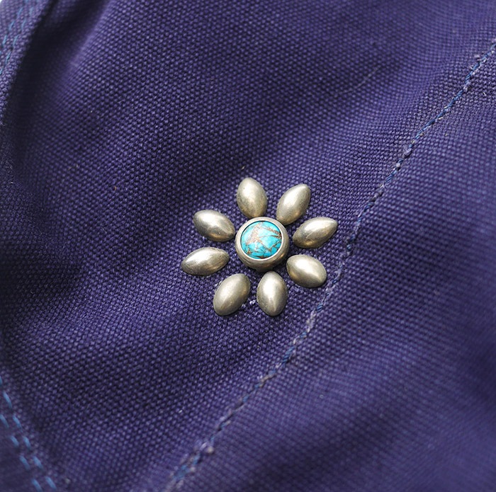 IrregulaR by ZIP STEVENSON Vintage Military Shoulder Bag #17 / Navy