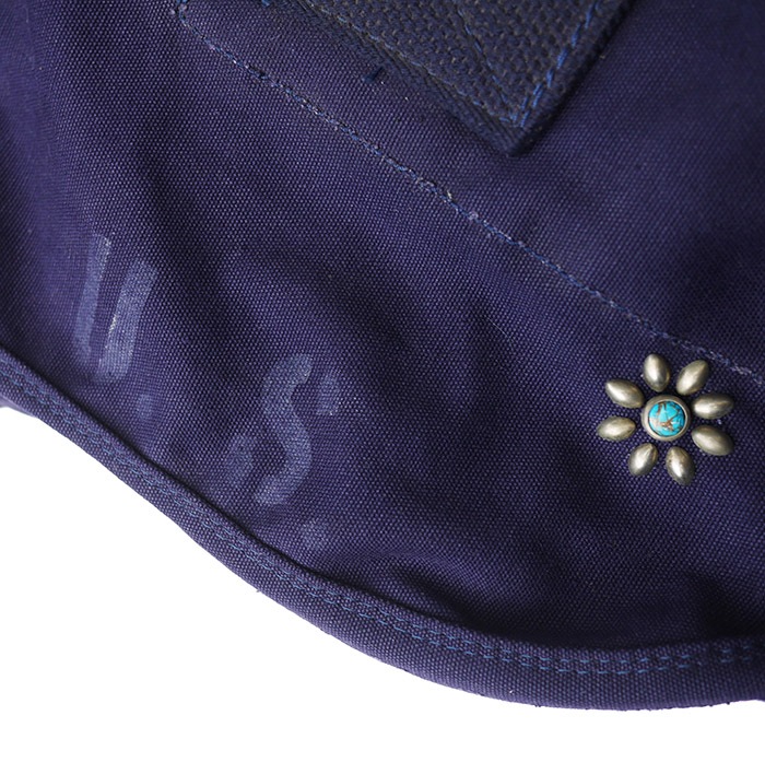 IrregulaR by ZIP STEVENSON Vintage Military Shoulder Bag #17 / Navy