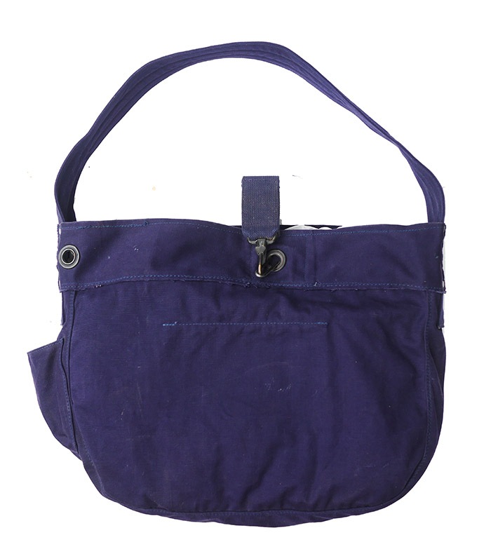 IrregulaR by ZIP STEVENSON Vintage Military Shoulder Bag #17 / Navy