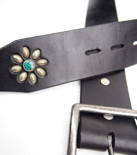 HTC Belt End Only Flower Buckle #7 TQS N / Black2