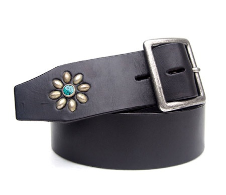 HTC Belt End Only Flower Buckle #7 TQS N / Black2