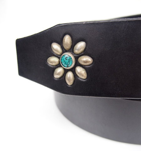 HTC Belt End Only Flower Buckle #7 TQS N / Black2
