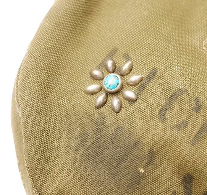 IrregulaR by ZIP STEVENSON Vintage Military Shoulder Bag #22 / Khaki