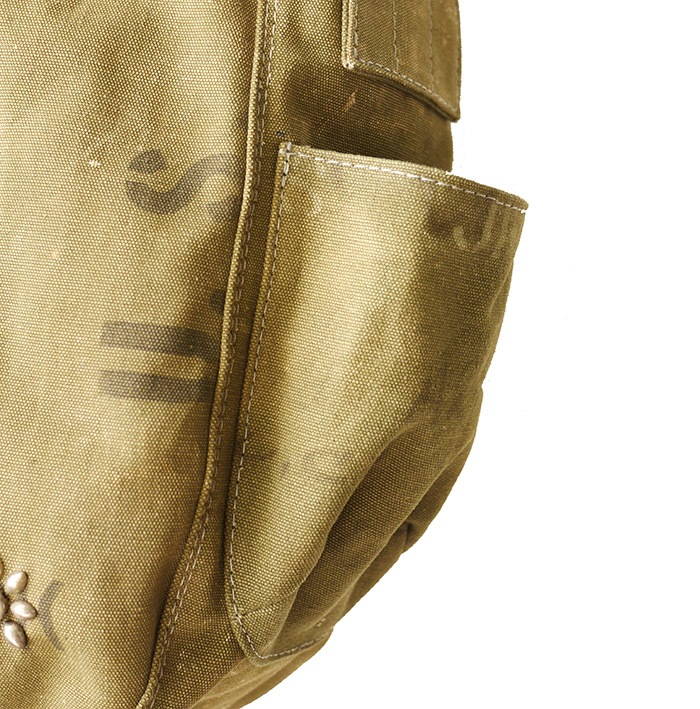 IrregulaR by ZIP STEVENSON Vintage Military Shoulder Bag #22 / Khaki