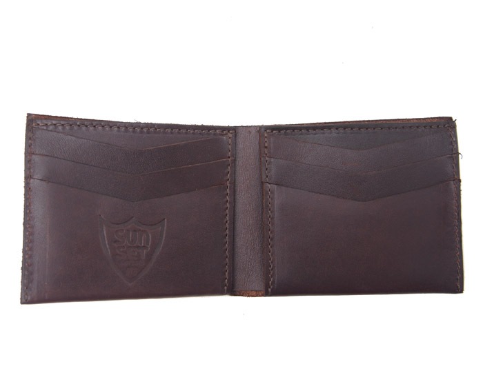 HTC SUNSET Short Wallet Simple / D Brown