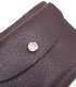 HTC SUNSET Short Wallet Simple / D Brown