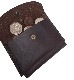 HTC SUNSET Short Wallet Simple / D Brown