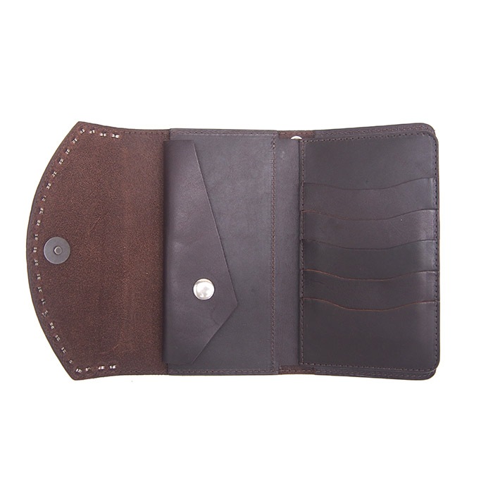 HTC Sunset Long Wallet Flower & Umbrella #1 TQS N / D Brown