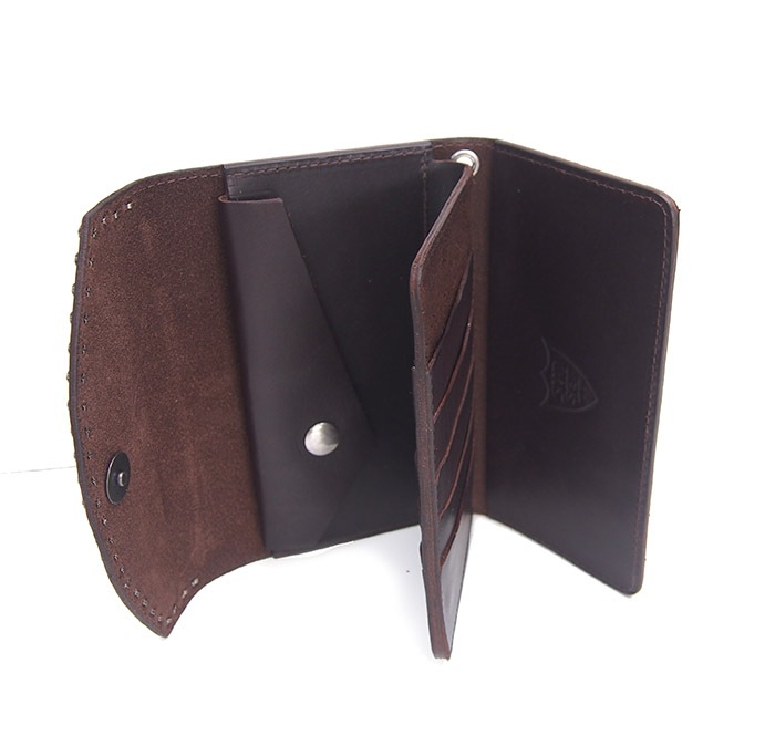 HTC Sunset Long Wallet Flower & Umbrella #1 TQS N / D Brown