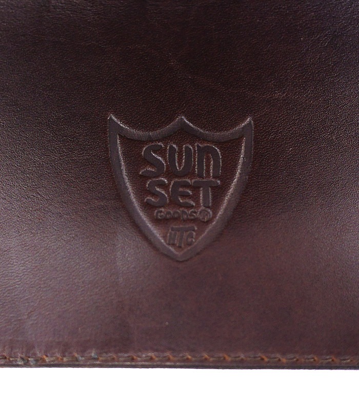 HTC Sunset Long Wallet Flower & Umbrella #1 TQS N / D Brown