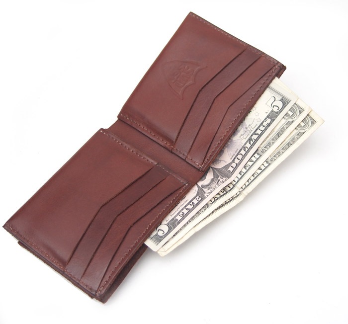 HTC SUNSET Short Wallet Simple / Brown