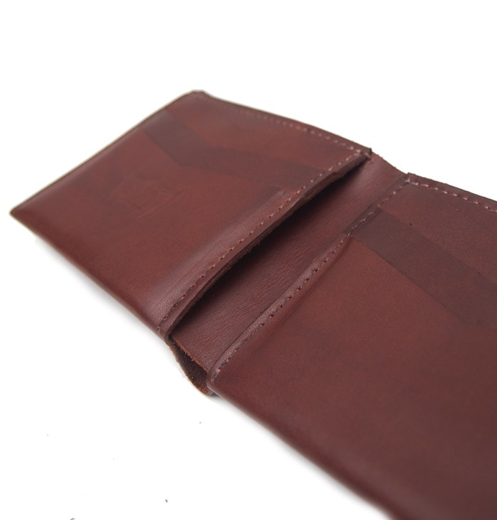 HTC SUNSET Short Wallet Simple / Brown