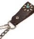 HTC Sunset Wallet Chain Flower #6 TQS N / D Brown