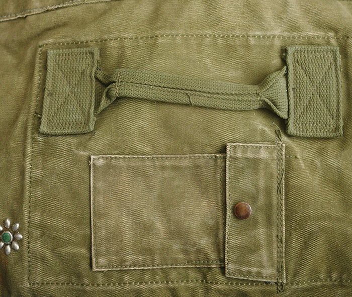 IrregulaR by ZIP STEVENSON Vintage Military Shoulder Bag #22 / Khaki