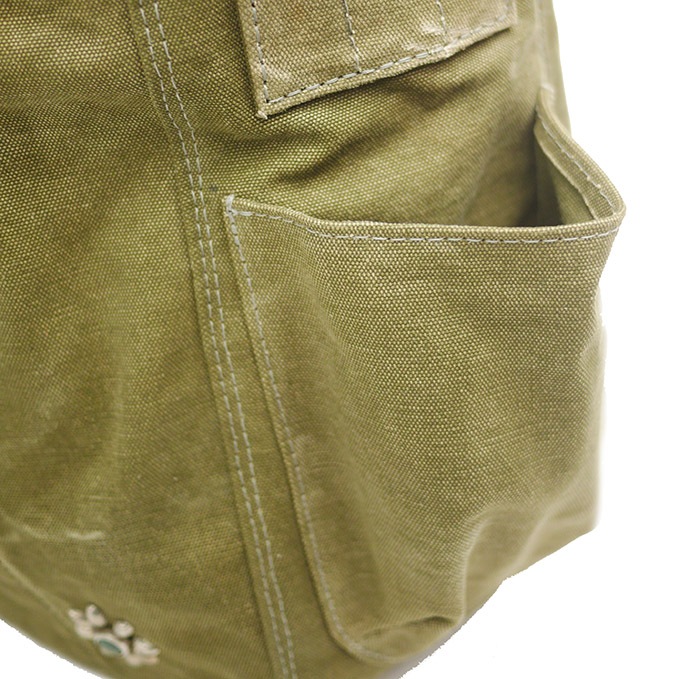 IrregulaR by ZIP STEVENSON Vintage Military Shoulder Bag #22 / Khaki