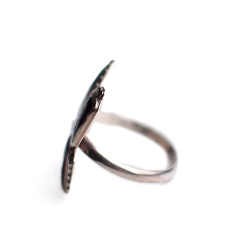 ヴィンテージシルバーリング　ズニ族　エフィカラバサ ヴィンテージシルバーリング ズニ族 エフィカラバサ ズニ族＜Effie