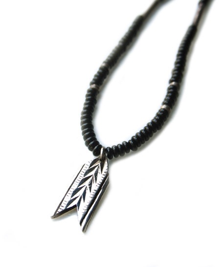 CHAFF DESIGN�̥���ա��ǥ������Arrow Plate Onix Beads Necklace