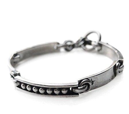 CHAFF DESIGN�̥���ա��ǥ������Silver Seed Chain Bracelet