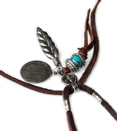 CHAFF DESIGN�̥���ա��ǥ������Wheat & Native Turquoise Necklace
