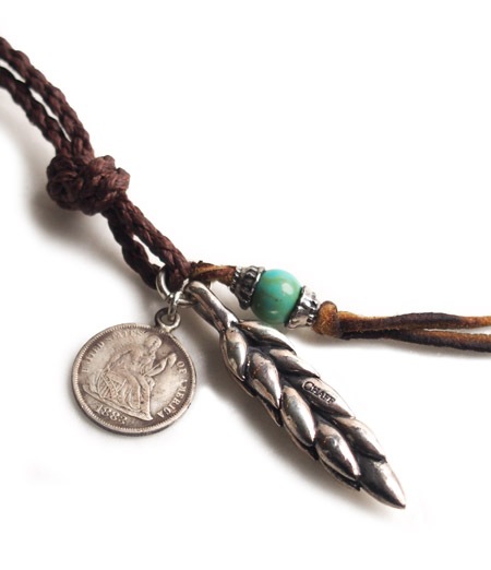 CHAFF DESIGN̥աǥWheat & Woven Turquoise Necklace