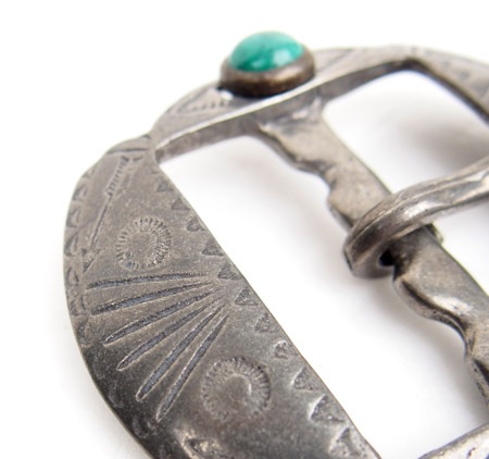 HTC Oval Buckle Turquoise / Nickel