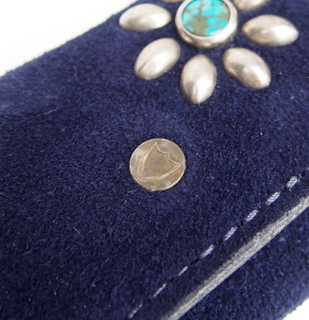 HTC Key Case Flower Suede #2 TQS N / Navy