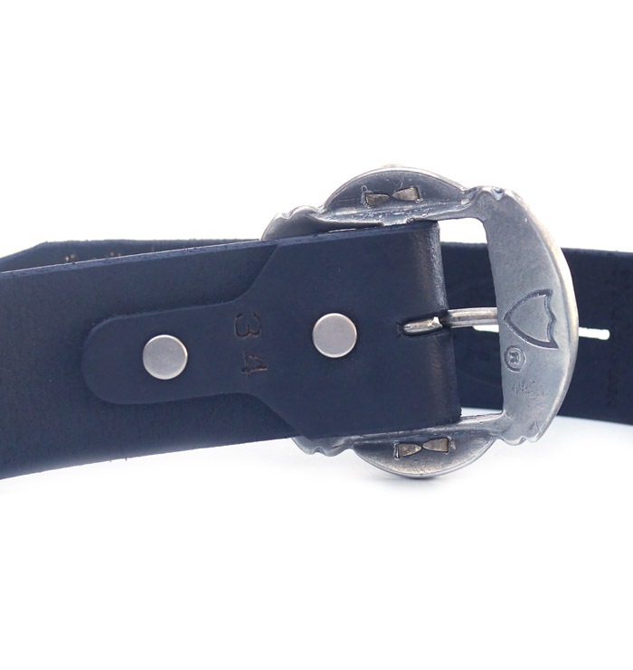 HTC SUNSET Belt  End Only Fire Nickel Buckle Turquoise #3 TQS N / Black