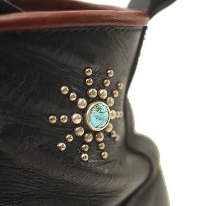 IrregulaR by ZIP STEVENSON �ڎ��ڎ��ގ��׎��� Vintage remake White Sole Jump Boots Brown / US9