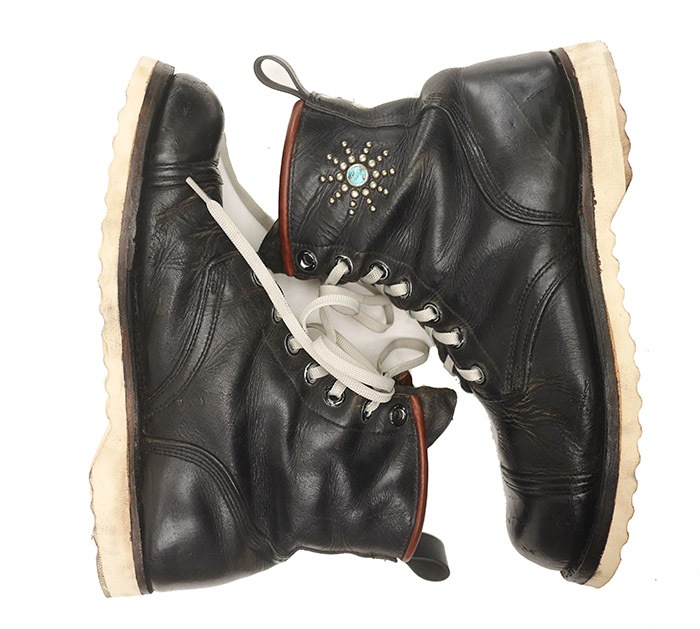 IrregulaR by ZIP STEVENSON �ڎ��ڎ��ގ��׎��� Vintage remake White Sole Jump Boots Brown / US9