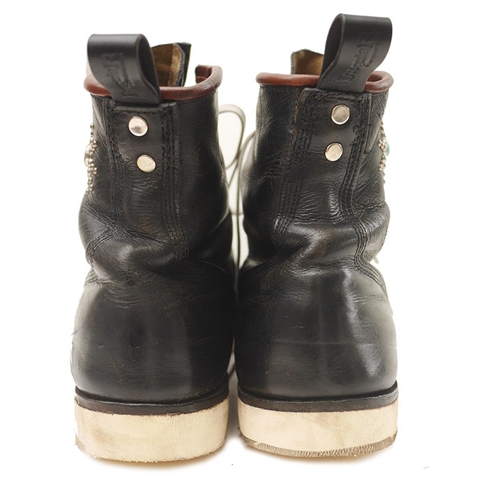 IrregulaR by ZIP STEVENSON �ڎ��ڎ��ގ��׎��� Vintage remake White Sole Jump Boots Brown / US9