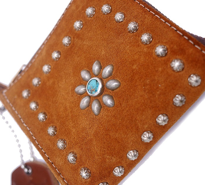 HTC L-zip Wallet Flower Suede #1 TQS N / Camel