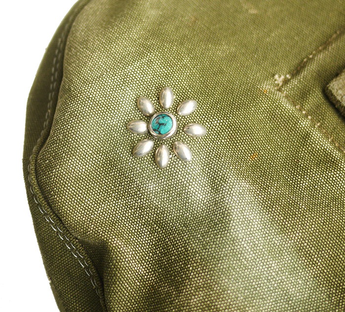 IrregulaR by ZIP STEVENSON Vintage Military Shoulder Bag #23 / Khaki