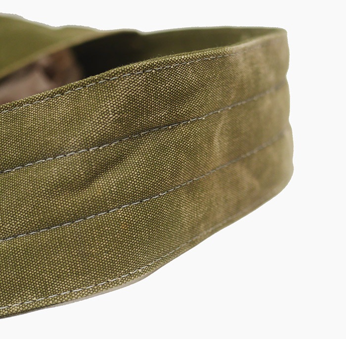 IrregulaR by ZIP STEVENSON Vintage Military Shoulder Bag #23 / Khaki