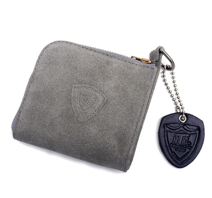 HTC L-zip Wallet Flower Suede #1 TQS N / Gray
