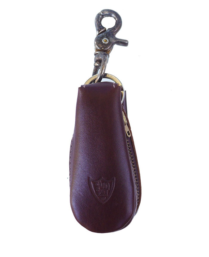 HTC SUNSET Zipper Key Case Flower #4 TQS N / Brown