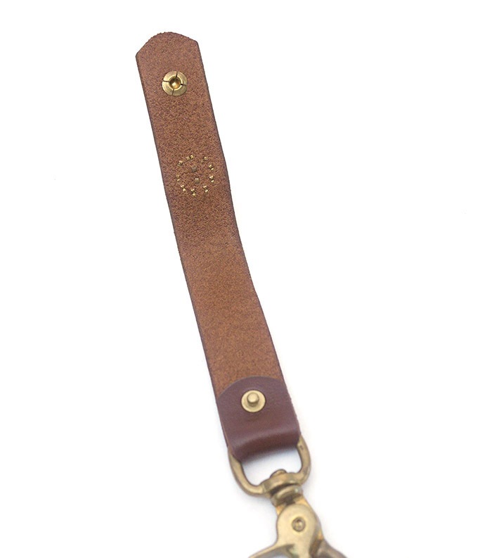 HTC SUNSET Key Holder Snap Flower #1 TQS B / Brown