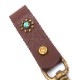 HTC SUNSET Key Holder Snap Flower #1 TQS B / Brown