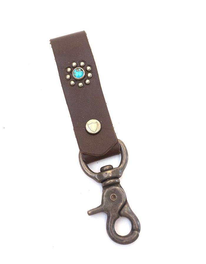 HTC SUNSET Key Holder Snap Flower #1 TQS N / D Brown