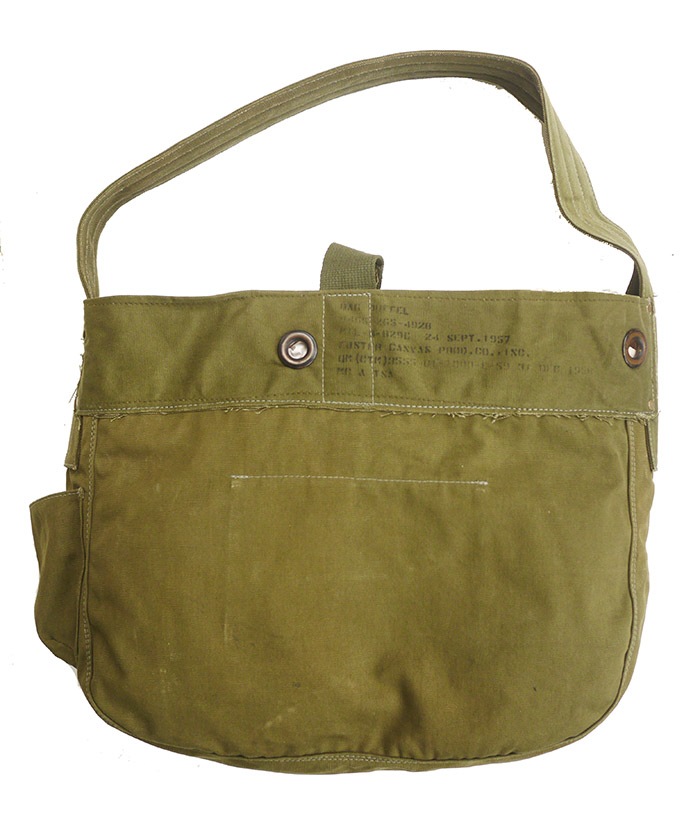 IrregulaR by ZIP STEVENSON Vintage Military Shoulder Bag #23 / Khaki