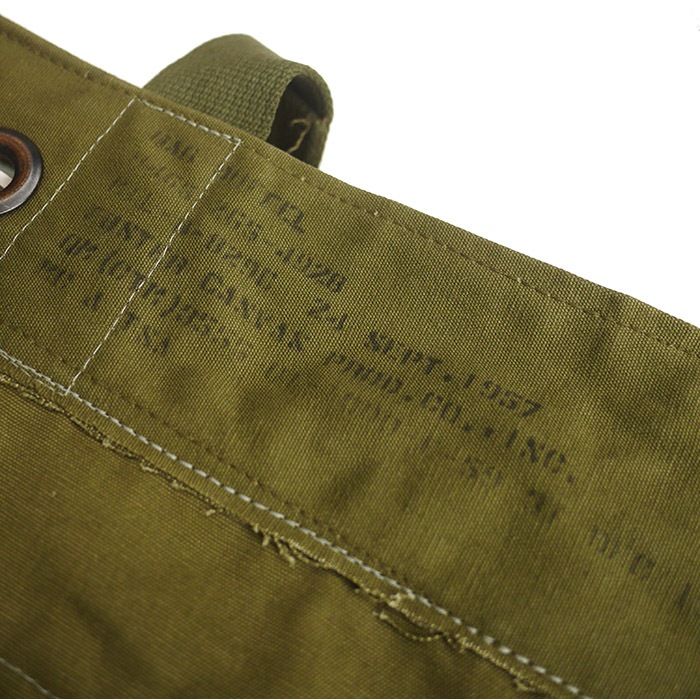 IrregulaR by ZIP STEVENSON Vintage Military Shoulder Bag #23 / Khaki