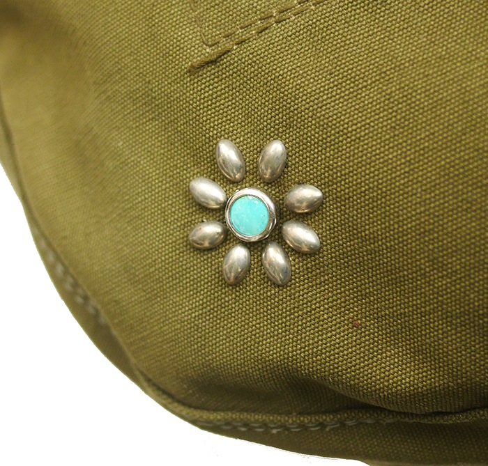 IrregulaR by ZIP STEVENSON Vintage Military Shoulder Bag #23 / Khaki