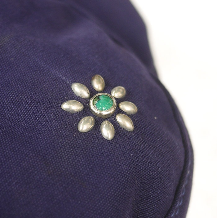 IrregulaR by ZIP STEVENSON Vintage Military Shoulder Bag #18 / Navy