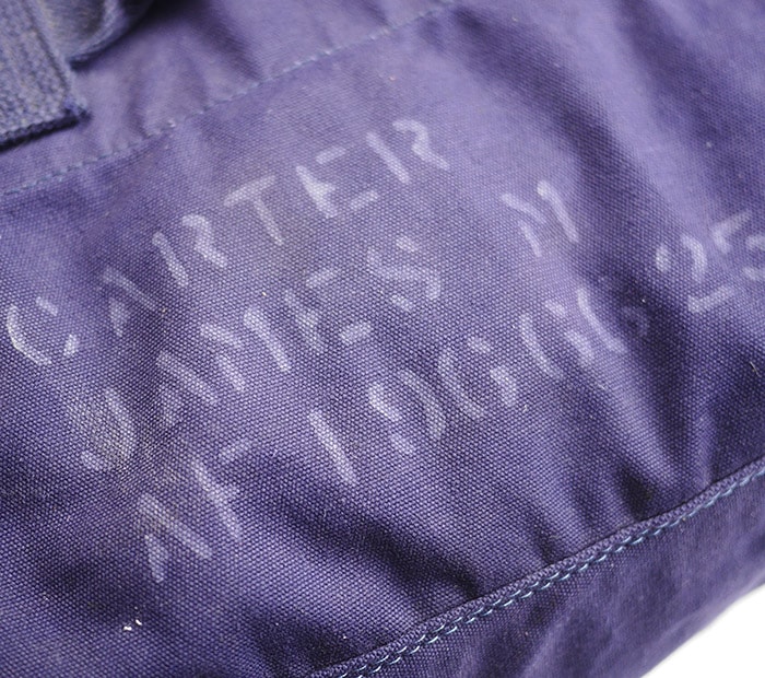 IrregulaR by ZIP STEVENSON Vintage Military Shoulder Bag #18 / Navy