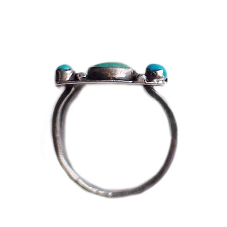 1940s Vintage Navajo ナバホ族 クラスターターコイズ オン