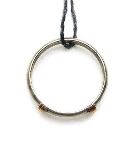 CHAFF DESIGN�̥���ա��ǥ������Silver&18k 3line Ring